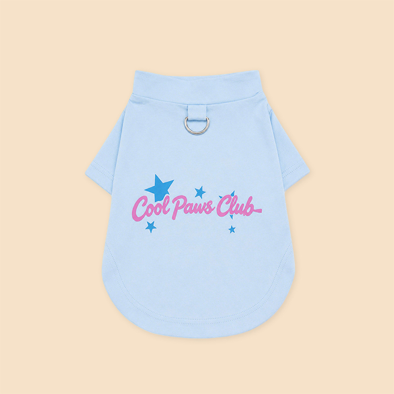 Camiseta informal para mascotas Star & Letter, ropa de perro para uso diario